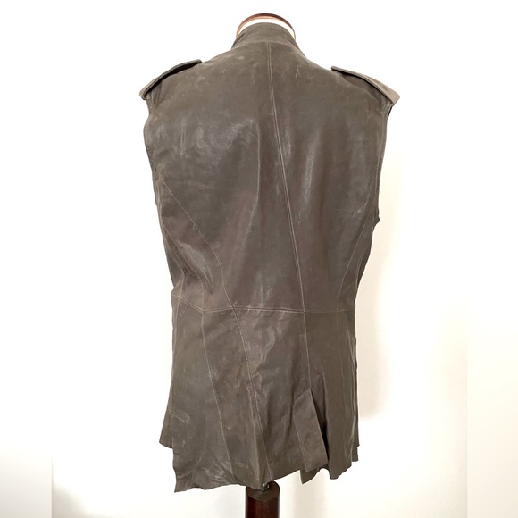 Authentic Haider Ackermann leather vest - Picture 3 of 12